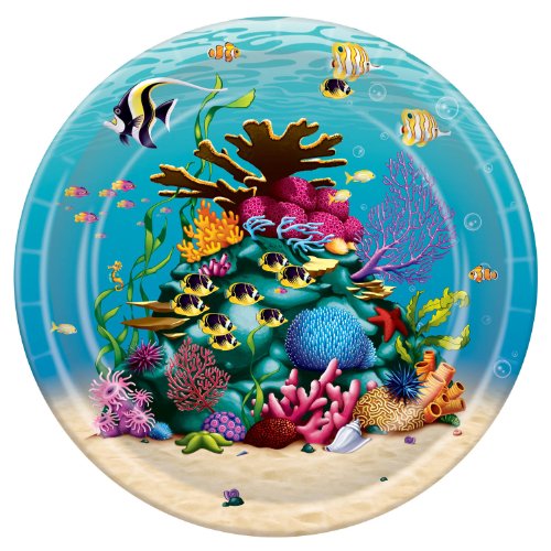 Beistle Under The Sea Plates (8/Pkg)