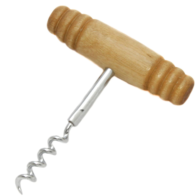Chef Craft Select Corkscrew with Wooden Handle, 4 inch, Natural