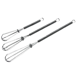 Chef Craft 9 Inch Mini Whisk Set, Classic Kitchen Tool, Set of 3