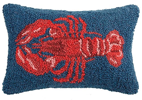 Peking Handicraft Lobster Hook, 8X12 Throw Pillow