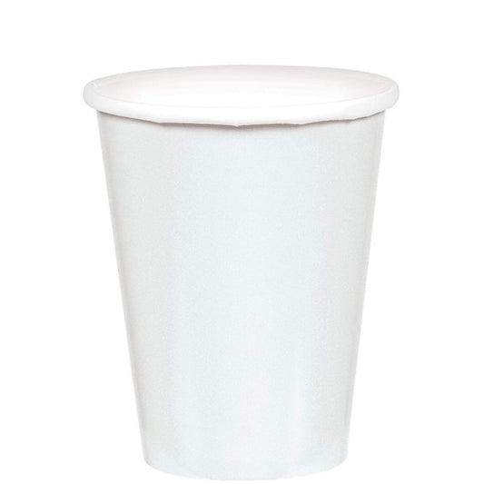 Frosty White Paper Cups, 9 Oz, 20 Ct. | Party Tableware