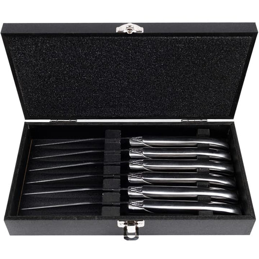 Vanderlinden Luxury Laguiole Du Monde Exclusive Steak Knives RVS, 2.17 Pounds, Stainless Steel