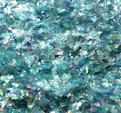 Meyer Imports Blue Flitter Iridescent Ice Glitter Flakes for Nail Art - Lightweight Holographic Polyester - 311-4341 - 1/2 oz (14 Grams)