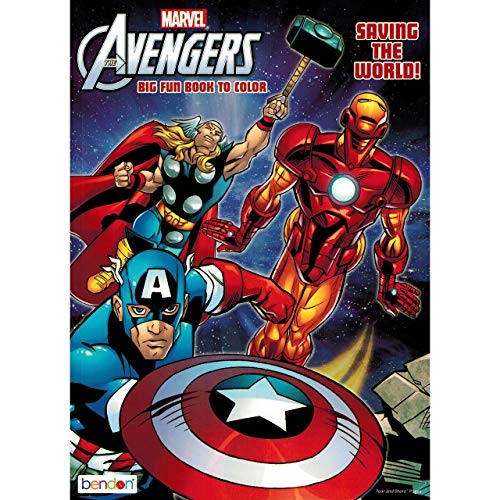 UPD Marvel Avengers Big Fun Book to Color - 80 Pages