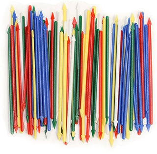 Chef Craft Summer Party Spears 3.25" Cocktail Drink Picks, Multi-Color, 100 Pack