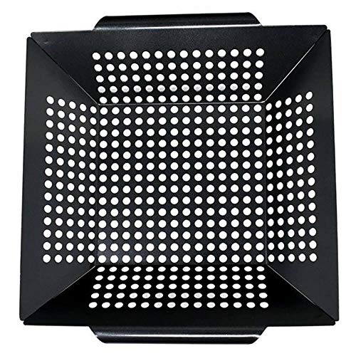 Norpro 8772 Nonstick Grilling Wok Basket, 12" x 12", for BBQ