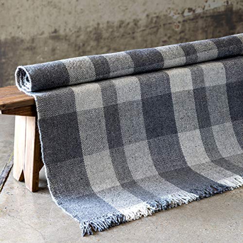 Park Hill Collection EHF06158 Carrigan Plaid Rug, 5-inch Length, Wool