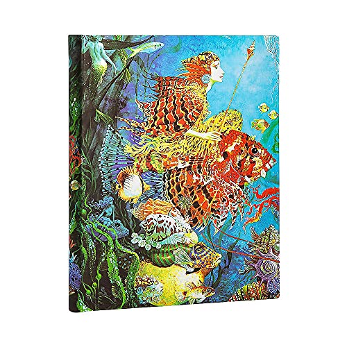 Paperblanks | Sea Fantasies | Fantastic Voyages | Hardcover | Ultra | Unlined | Elastic Band Closure | 144 Pg | 120 GSM