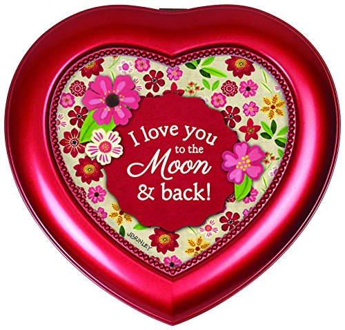Carson Home Accents Music Box Heart, Moon & Back
