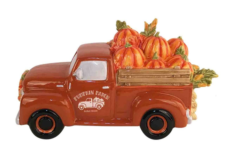Blue Sky Clayworks 20631 Harvest Pumpkin Patch Truck Figurine