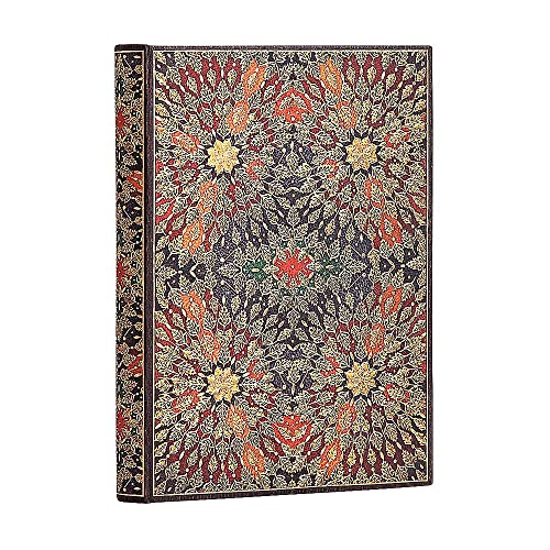 Paperblanks Fire Flowers Midi Plain Notebook
