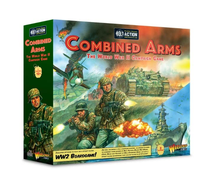Warlord Games Bolt Action Combined Arms The World War II Campaign Board Game Military Table Top Wargaming Plastic Model Kit 401010014