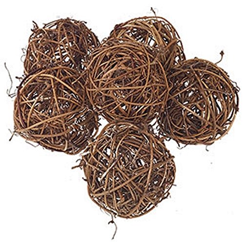 The Country House Collection 2.5" Grapevine Balls Set/7