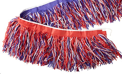Beistle 6-Ply Tissue Fringe Drape (red, white, blue) Party Accessory  (1 count)
