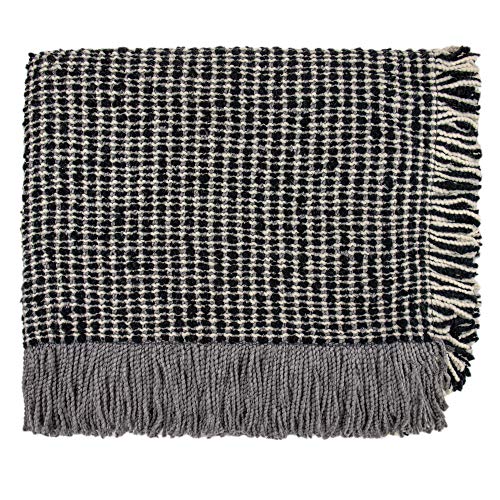 Bedford Cottage Newcastle Throw Blanket, Black (257-125)