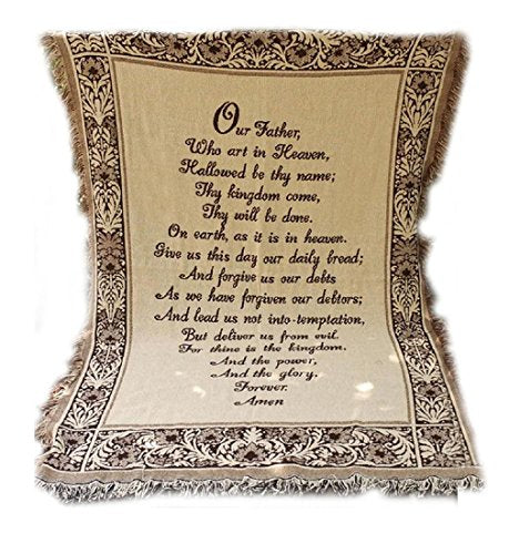 Manual 46 X 60-Inch Throw. Our Father/Lord&