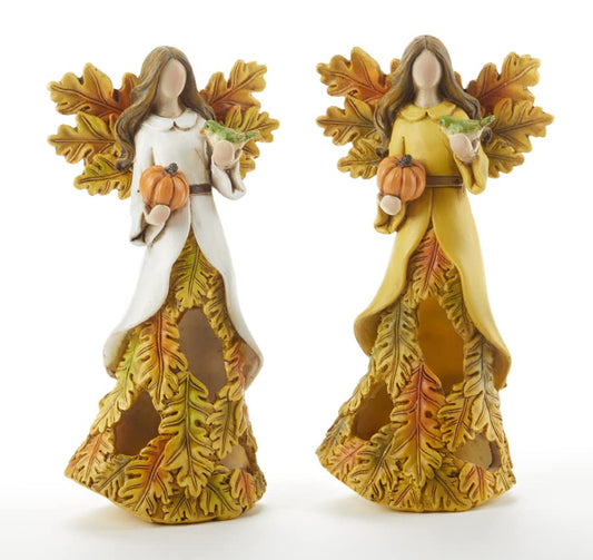 Delton Resin Standing Harvest Angel, 2 Assortment