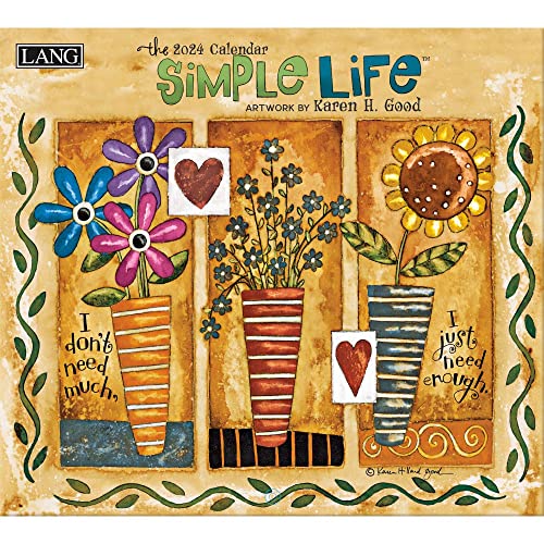 LANG Simple Life 2024 Wall Calendar (24991001879)