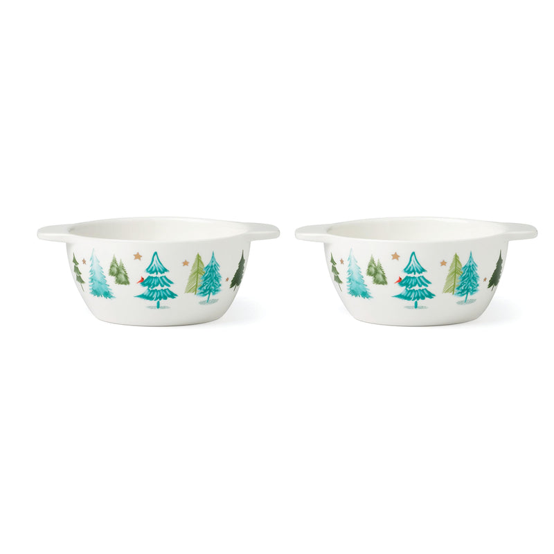 Lenox Balsam Lane Soup Bowls, Set of 2, 2.65, Multi