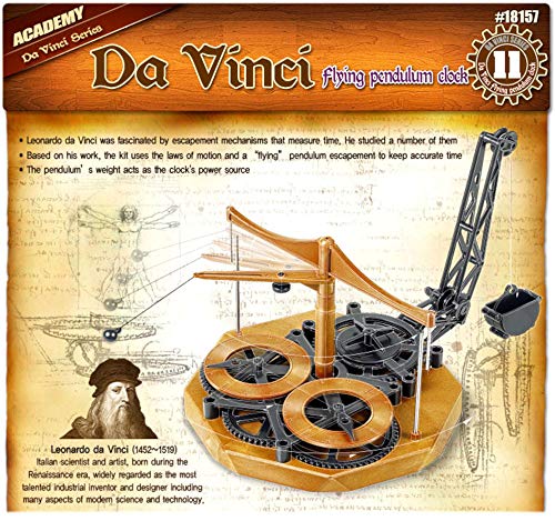 MRC Academy Da Vinci Machines Series Flying Pendulum Clock - 