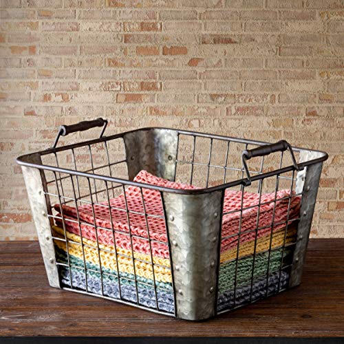 Park Hill Collection ECM80576 Metal Mail Basket, 18-inch Length