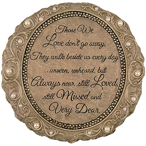 Carson Those We Love Hand Painted 9 inch Resin Garden Stone