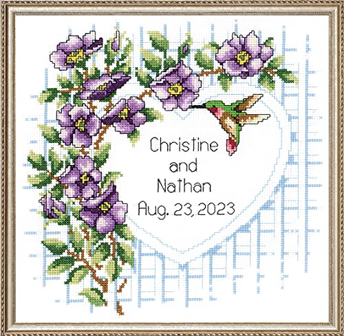 Design Works Crafts Janlynn 013-0347 Garden Trellis Cross Stitch, White