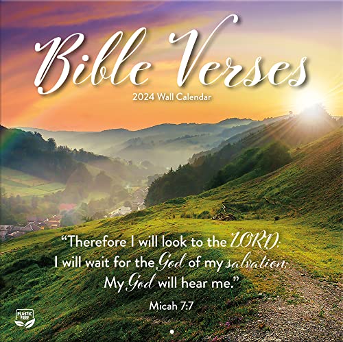 LANG Bible Verses 2024 12x12 Photo Wall Calendar