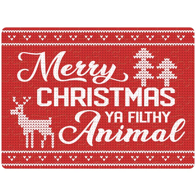 Carson Home Accents Ya Filthy Animal Gift Boxed Puzzle, 8-inch Length