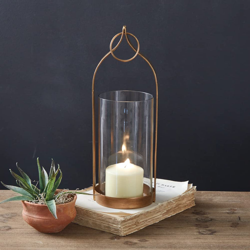 CTW Collection 370531 Small Lucienne Lantern, Brass