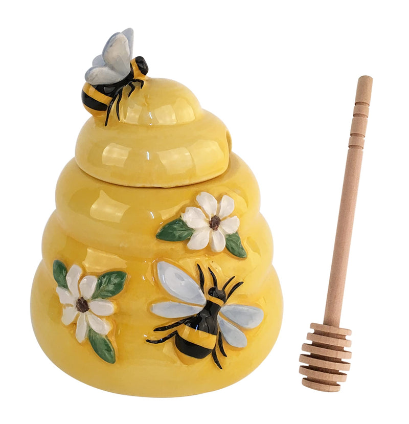 Yellow Hive Honey Pot Bumble Bee