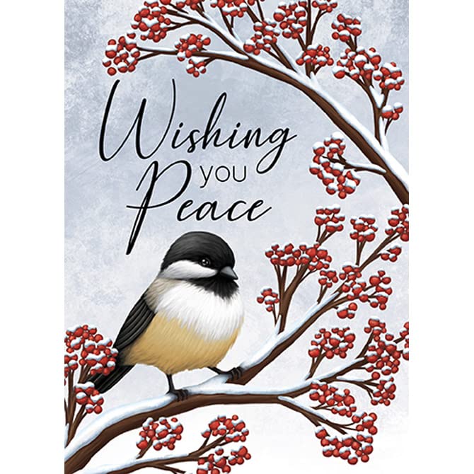 Carson Home Wishing You Peace Greeting Card, 6.88-inch Length