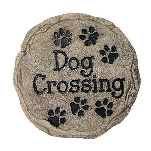 Spoontiques Dog Crossing Stepping Stone