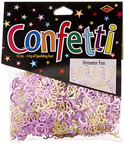 Beistle Streamer Fun Confetti, 1/2 oz, Multicolored