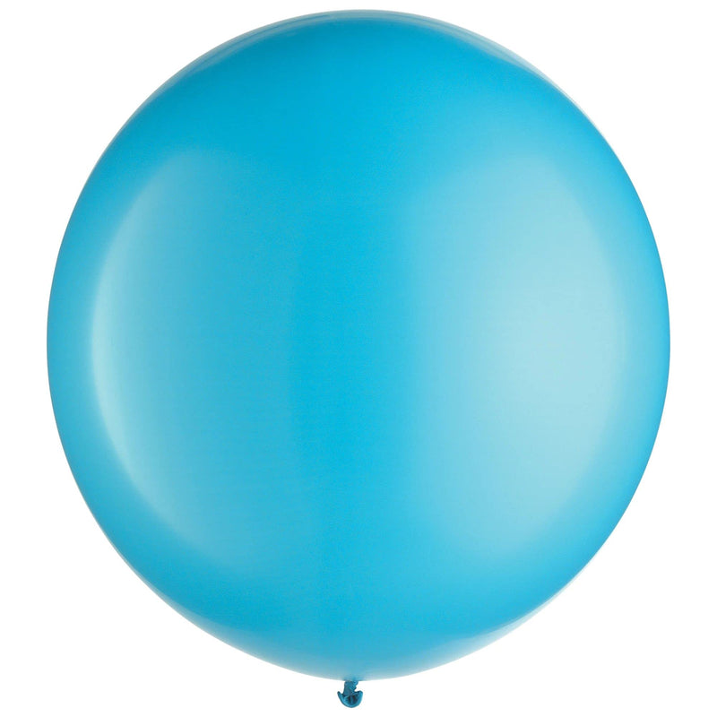 Amscan Latex Balloons, 24", Caribbean Blue