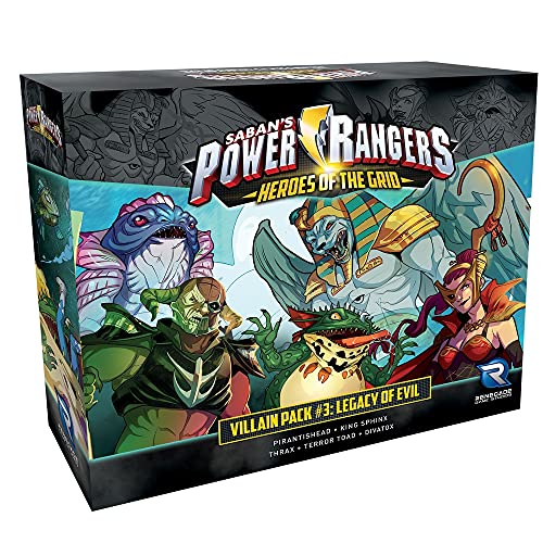 Renegade Game Studios Store Power Rangers: Heroes of The Grid Villain Pack #3 Legacy of Evil