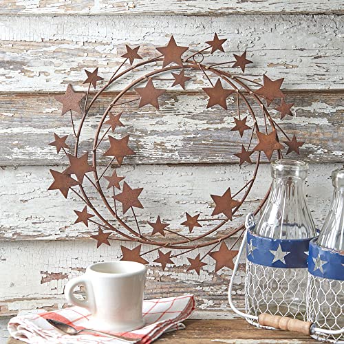 CTW 370610 Stars Small Metal Wreath, 16-inch Diameter