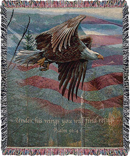 Manual Woodworker May Freedom Forever Fly Eagle Wall Hanging - Wall D√Å¬©¬¢cor - Home D√Å¬©¬¢coration, 50 x 40 Inches