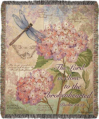 Manual MWW Field Guide with Verse 50" X 60" Tapestry Throw Psalm 34:18