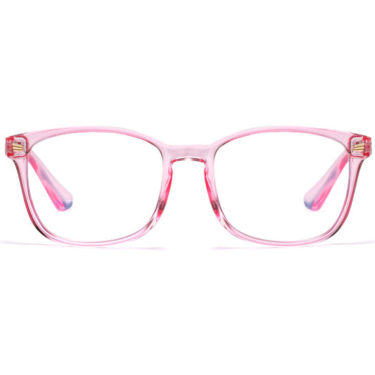 DUCO Kids Blue Light Glasses Girls Boys Computer Gaming Eyeglasses Anti UV,Bluelight Glasses for Kids Age 6-10 K028