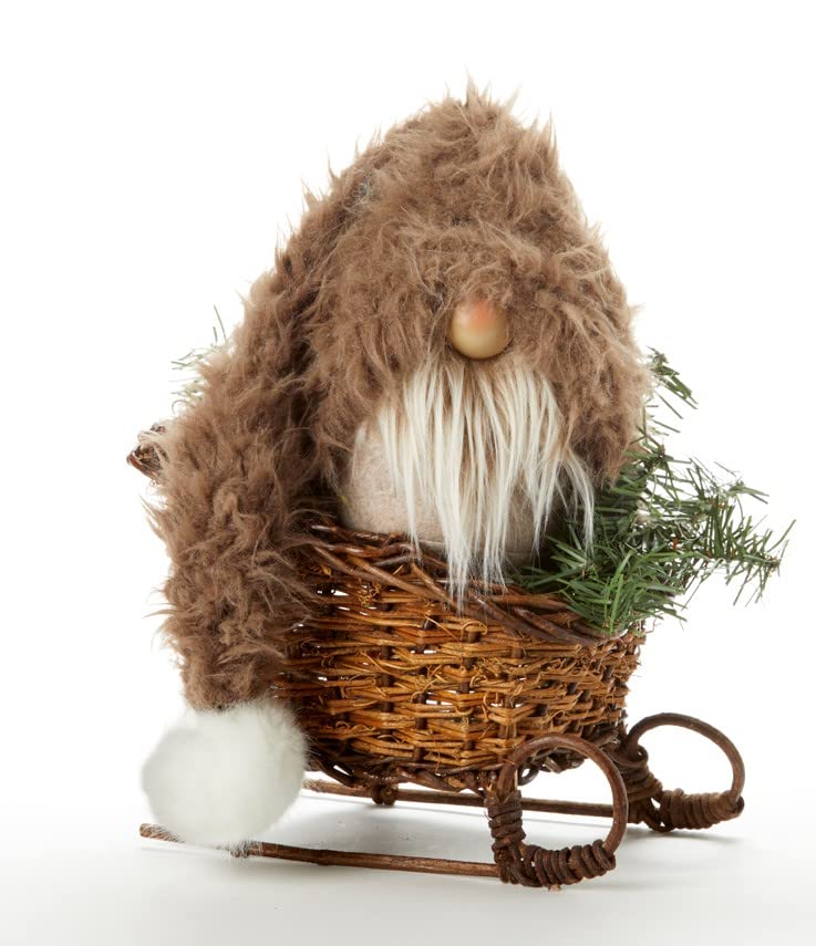 Delton Long Fur Hat Gnome, 2 Assortment