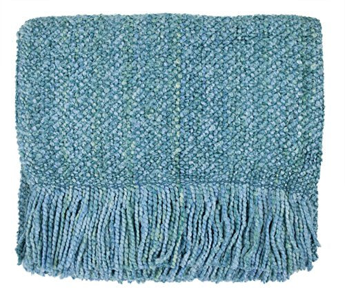 Bedford Cottage Campbell 40" x 70" Throw Blanket, Aqua