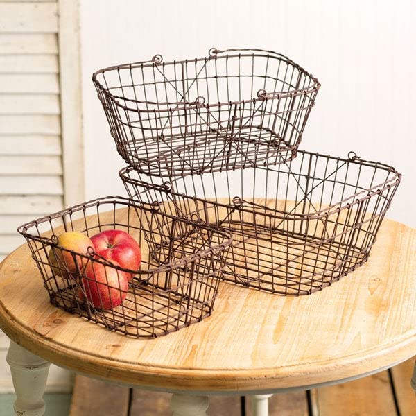 CTW Collection 460312 Set of 3 Matilda Wire Baskets