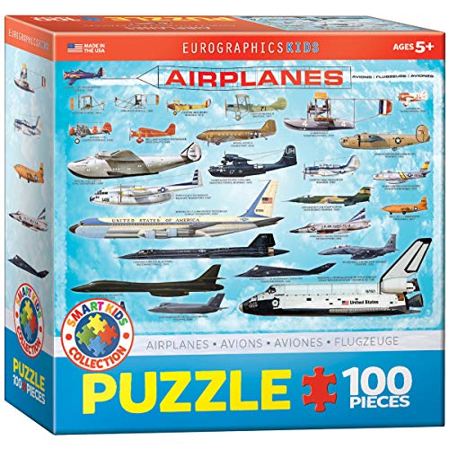 Eurographics Airplanes 100 Piece Jigsaw Puzzle