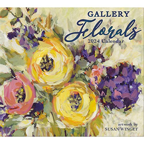 LANG Gallery Florals 2024 Wall Calendar (24991002020)