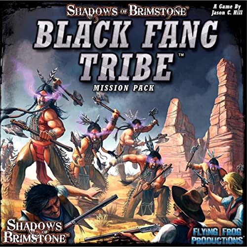 Flying Frog Productions FFP07MP04 Shadows of Brimstone: Black Fang Tribe-Mission Pack, Multicoloured