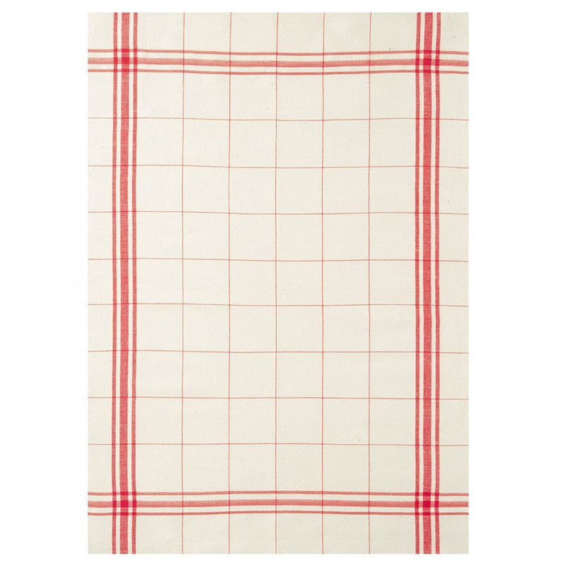 Coucke Tea Towel, Cotton, Red