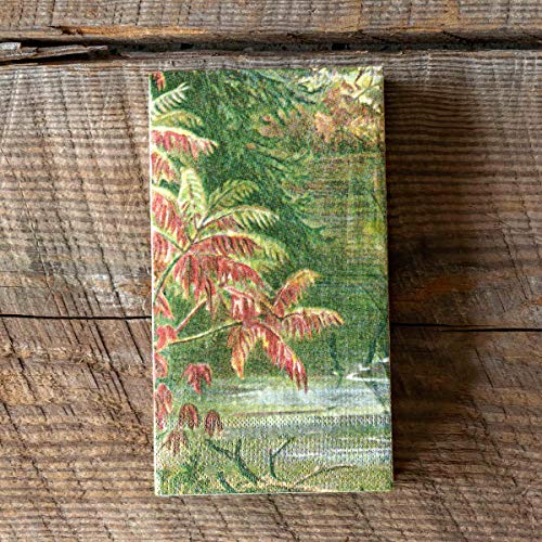 Park Hill Collection FAP90952 Paper Dinner Napkins or Guest Towels, 8-inch Height, Package of 20 (Fall Lake)