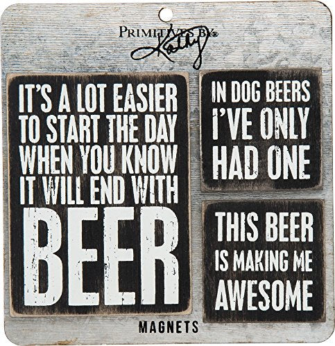 Beer Magnet Set, #27488 from Primitives by Kathy