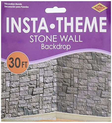 Beistle Stone Wall Scene Setter